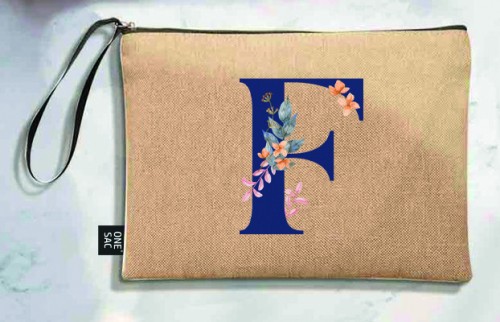 Sac à main Lettre F (Modèles variés) (25 × 18 × 1 cm)